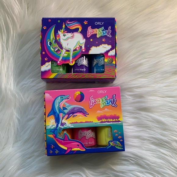 Ulta Beauty Other - Orly x Lisa Frank Nail Lacquer Trio Bundle